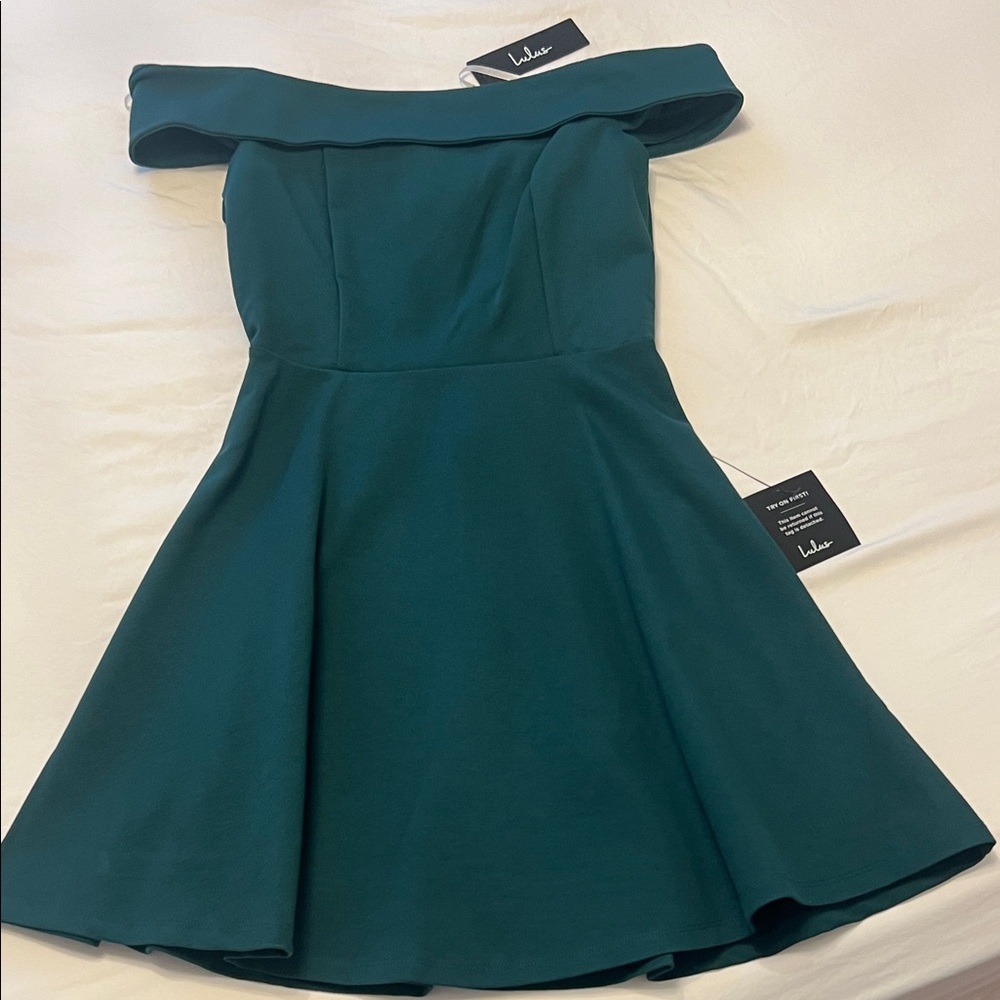 Lulu's Teal Sleeveless Dress